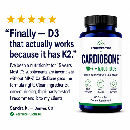 CardioBone™ K2 + D3 | Rebuild Your Bones From The Inside Out