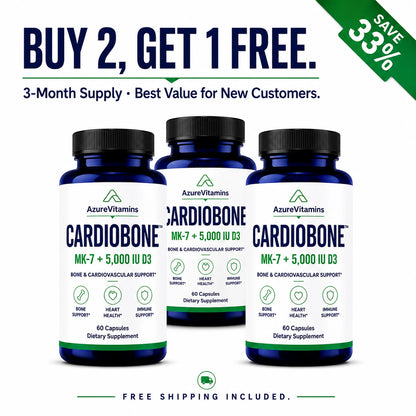CardioBone™ K2 + D3 | Rebuild Your Bones From The Inside Out