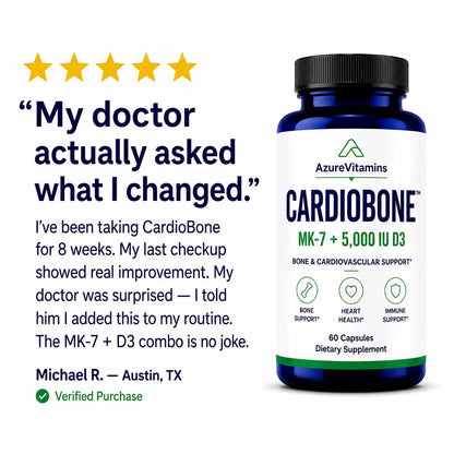 CardioBone™ K2 + D3 | Rebuild Your Bones From The Inside Out