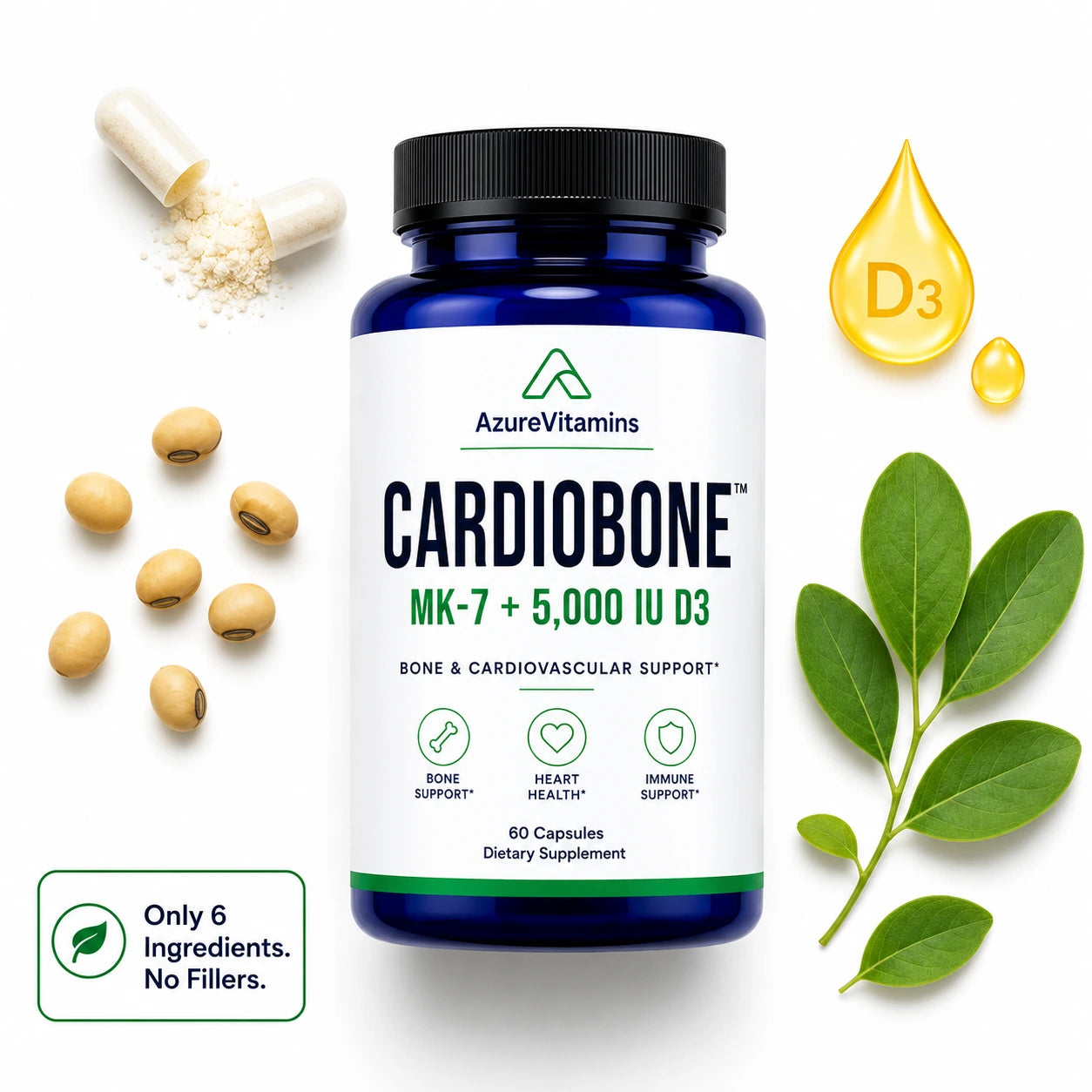 CardioBone™ K2 + D3 | Rebuild Your Bones From The Inside Out