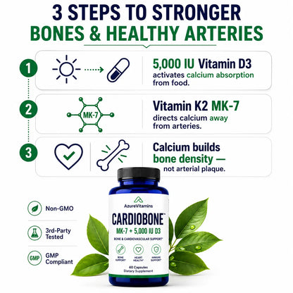 CardioBone™ K2 + D3 | Rebuild Your Bones From The Inside Out