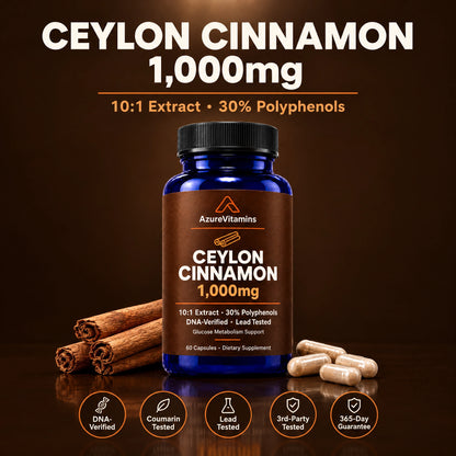 Ceylon Cinnamon 10,000mg | Glucose Metabolism Support