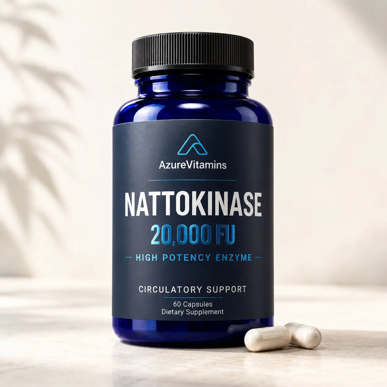 NATTOKINASE 20,000 FU - High Potency Enzyme