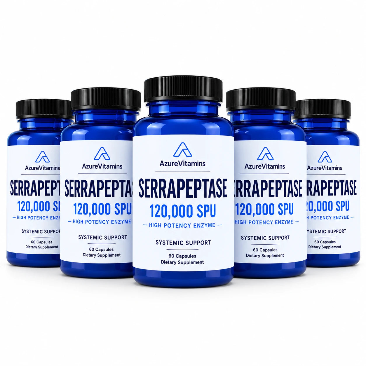 Serrapeptase 120,000 SPU - High Potency Systemic Enzyme