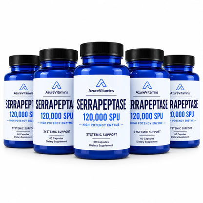 Serrapeptase 120,000 SPU - High Potency Systemic Enzyme