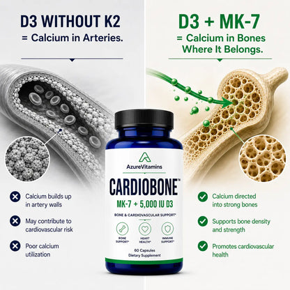 CardioBone™ K2 + D3 | Rebuild Your Bones From The Inside Out